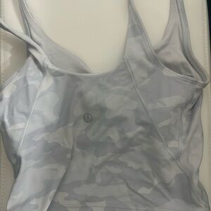 White camo lululemon tank